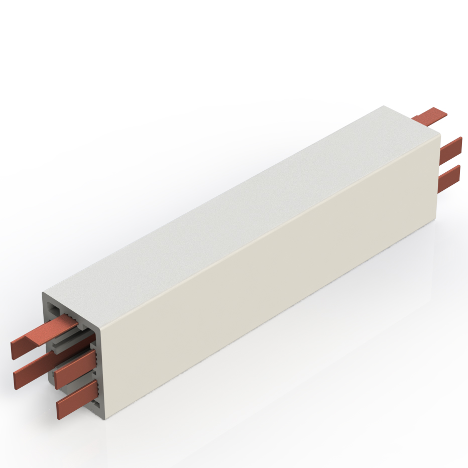 Three-phase Aluminum Alloy Shell Lighting Busbar